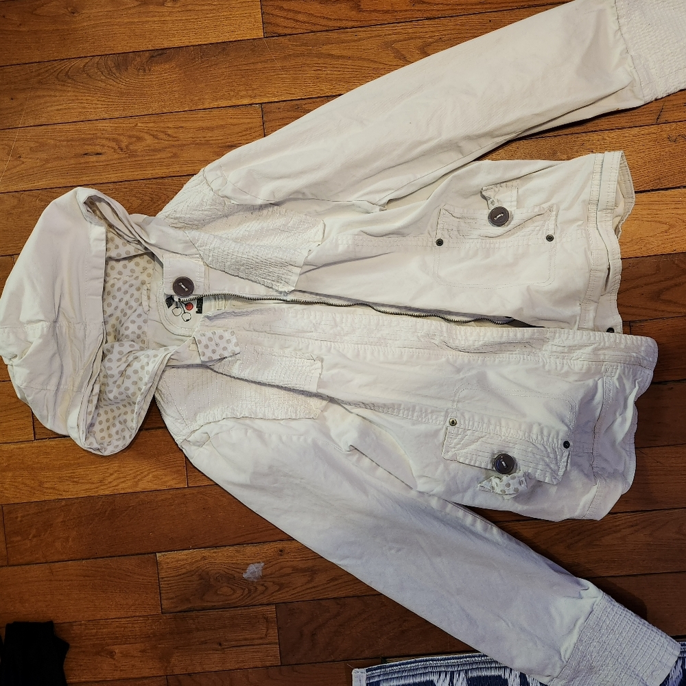 White Jean jacket
